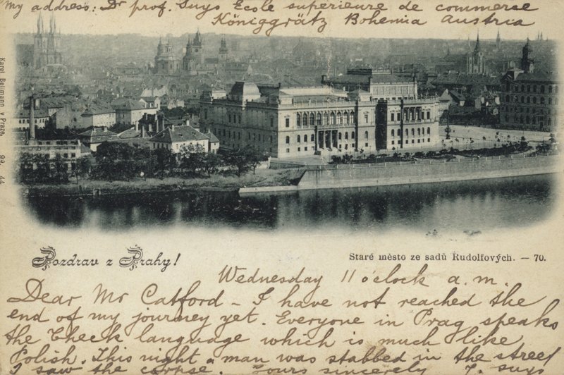 Carte postale représentant une vue générale de Prague - Czech Photographer