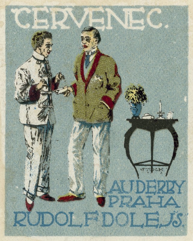 Juillet. Au Derby Rudolf Dole modes, Prague - Czech School