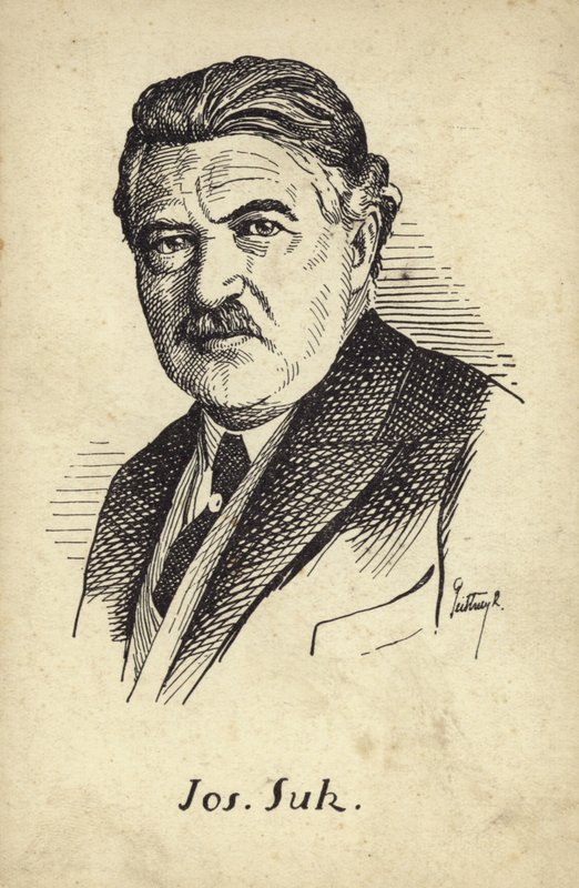 Portrait de Josef Suk - Czech School