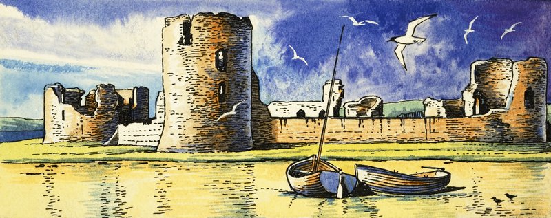 Château de Flint, surplombant la rivière Dee - Dan Escott