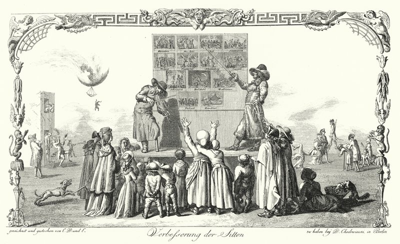 Amélioration Morale (gravure) - Daniel Nikolaus (after) Chodowiecki