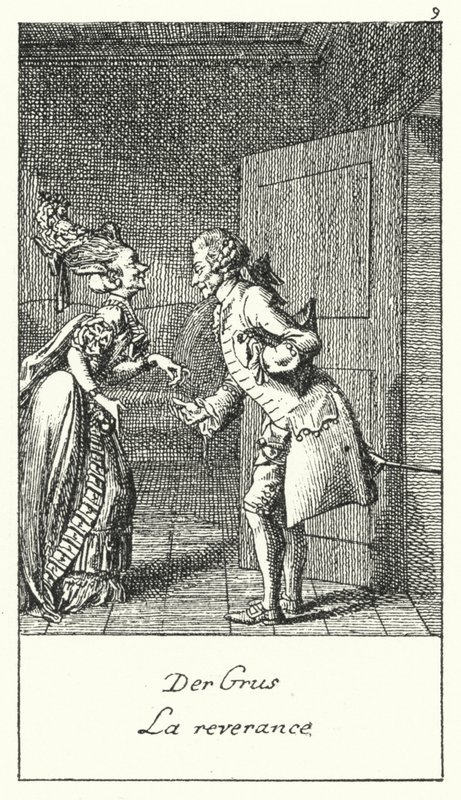 La Salutation - Daniel Nikolaus (after) Chodowiecki