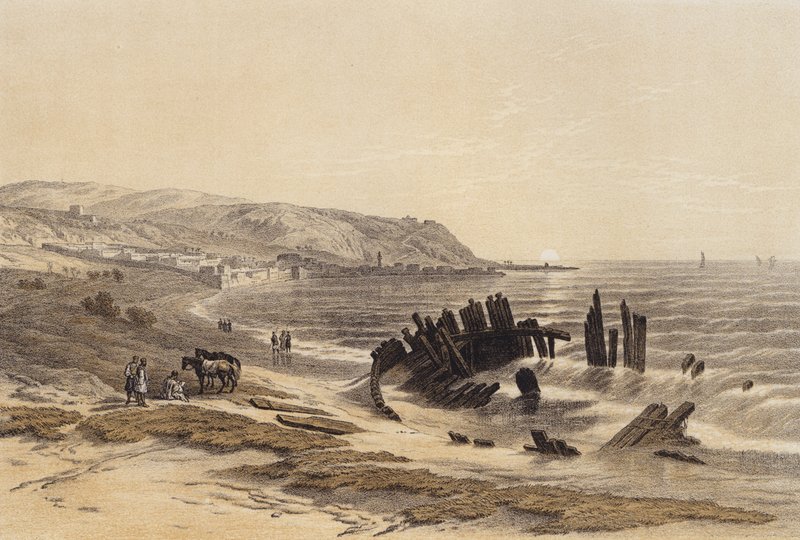 Carmel (lithographie en couleur) - David (after) Roberts