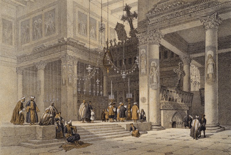 Église de Sainte-Hélène - David (after) Roberts