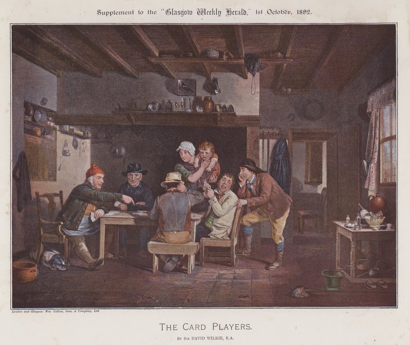 Les Joueurs de Cartes - David (after) Wilkie