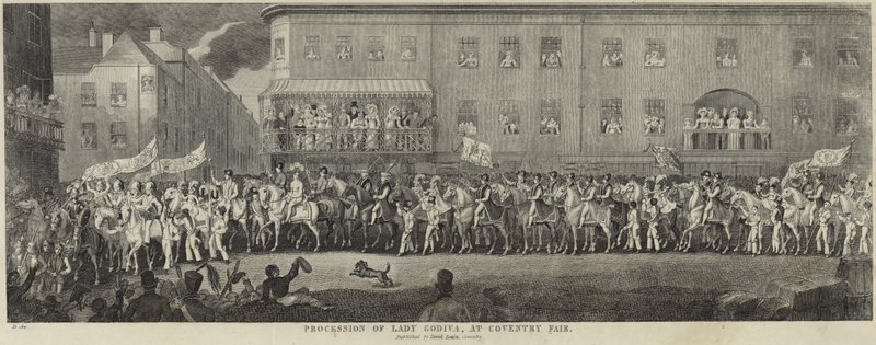Procession de Lady Godiva à la foire de Coventry - David Gee