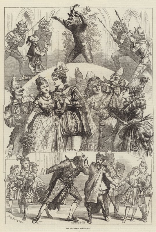 Les pantomimes de Noël - David Henry Friston