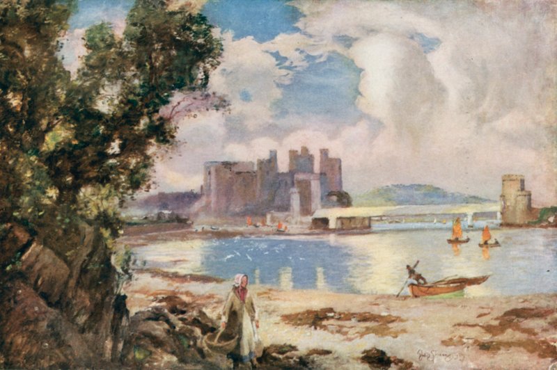 Conway, Un des Châteaux Féodaux Gallois - David Murray