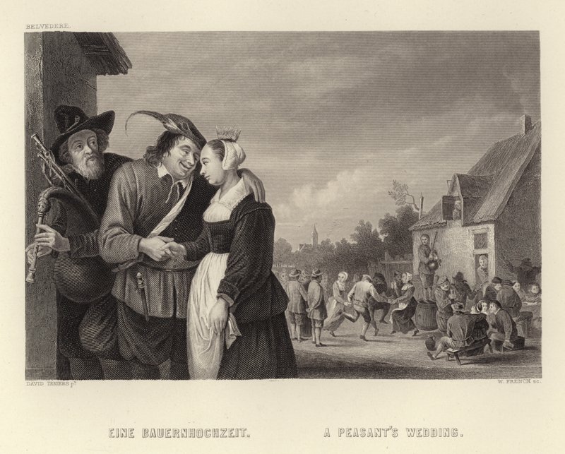 Un mariage paysan - David Teniers the Younger