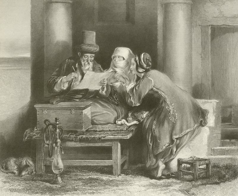 Le scribe turc - David Wilkie