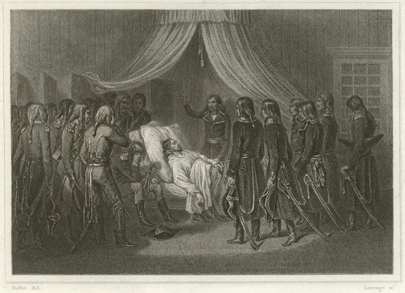 La mort du général Hoche - Denis Auguste Marie Raffet