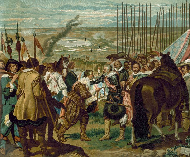 La reddition de Breda, Pays-Bas, 1625 - Diego Velázquez