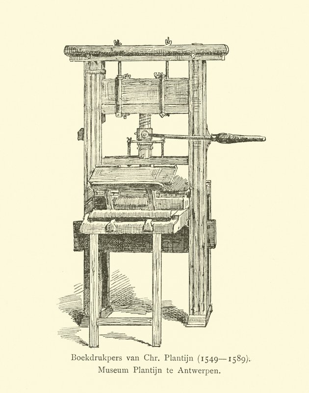 Presse à imprimer de Christophe Plantin - Dutch School