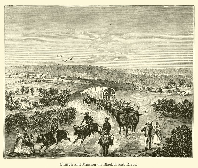 Église et mission sur la rivière Blackthroat - E. Jennings