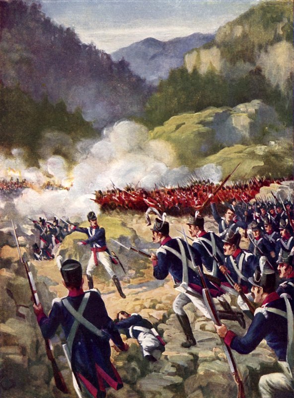 La bataille de Busaco, 1810 - E. A. Dyer