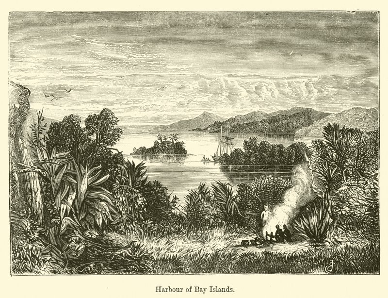 Port des îles de la Baie - E. Jennings