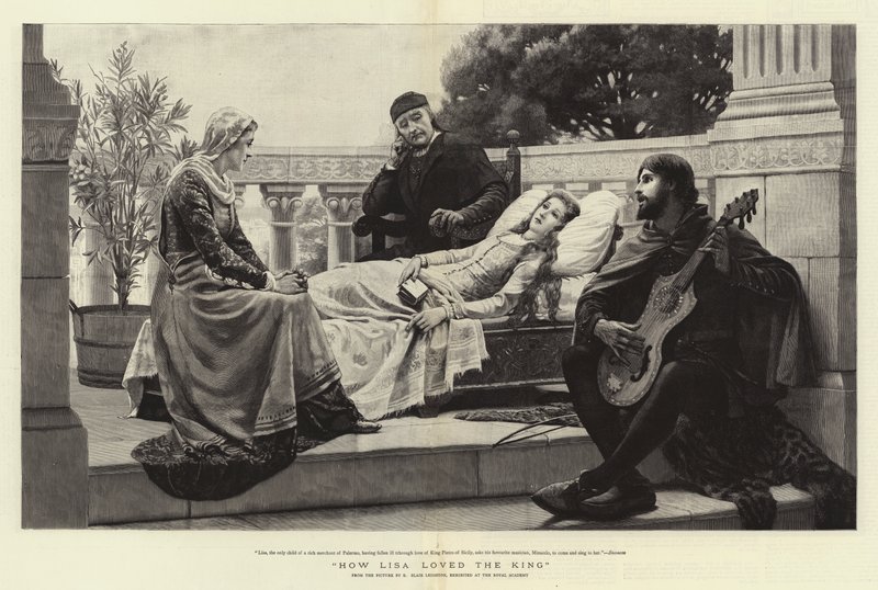 Comment Lisa aimait le roi - Edmund Blair Leighton