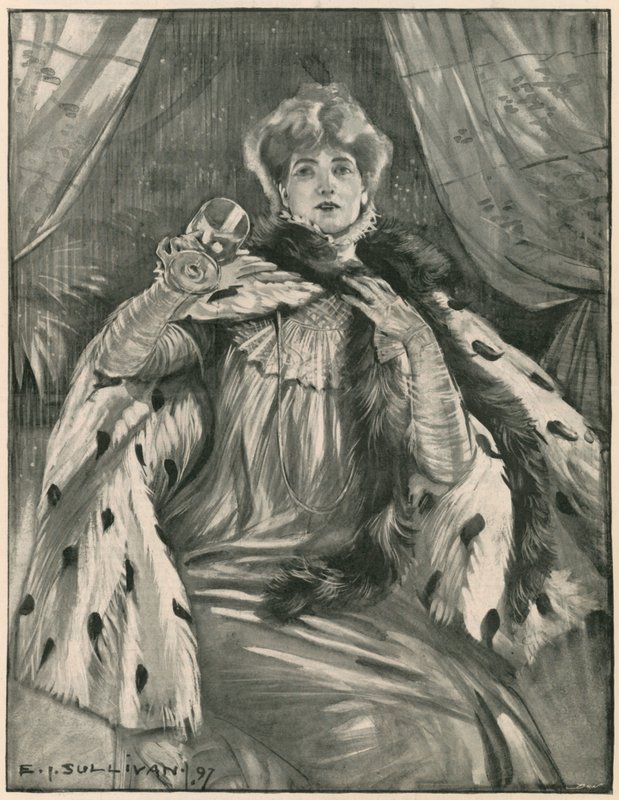 Sarah Bernhardt - Edmund Joseph Sullivan