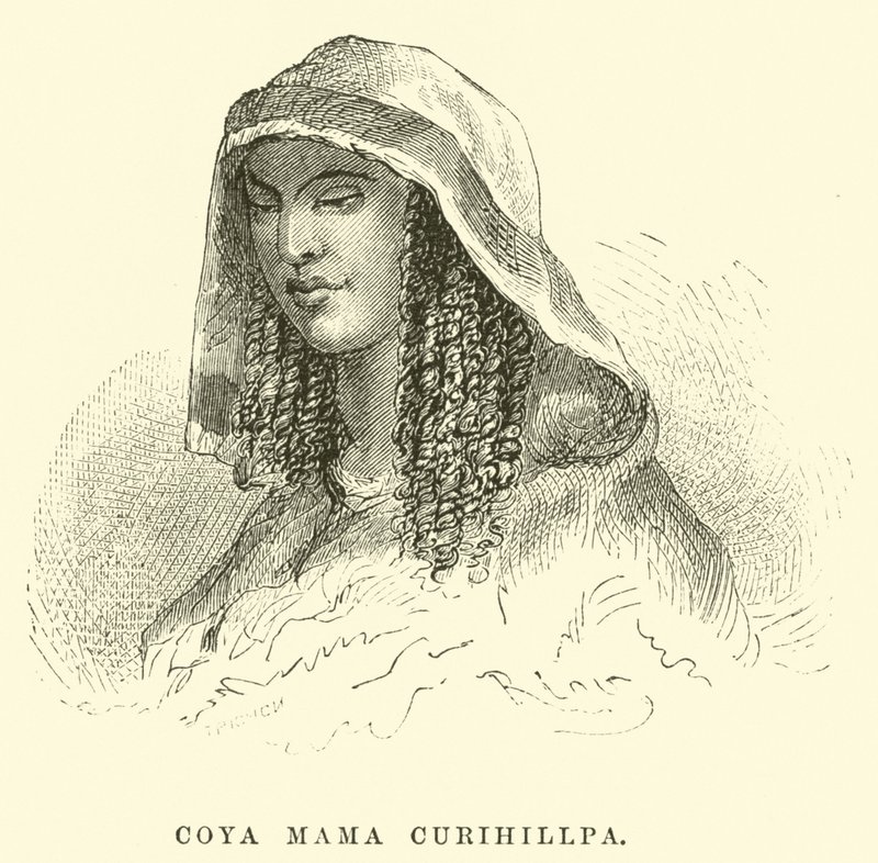 Coya Mama Curihillpa - Edouard Riou