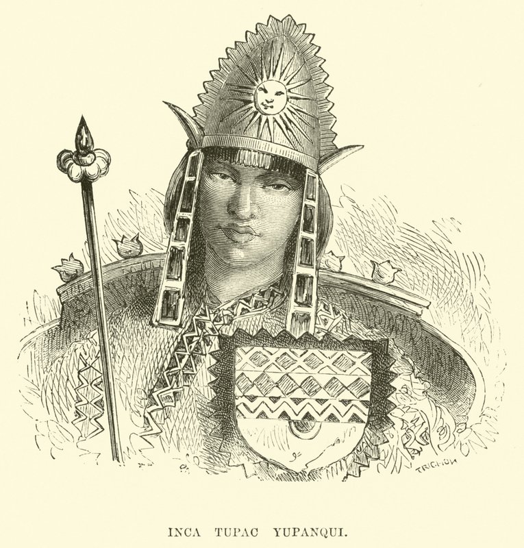Inca Tupac Yupanqui - Edouard Riou