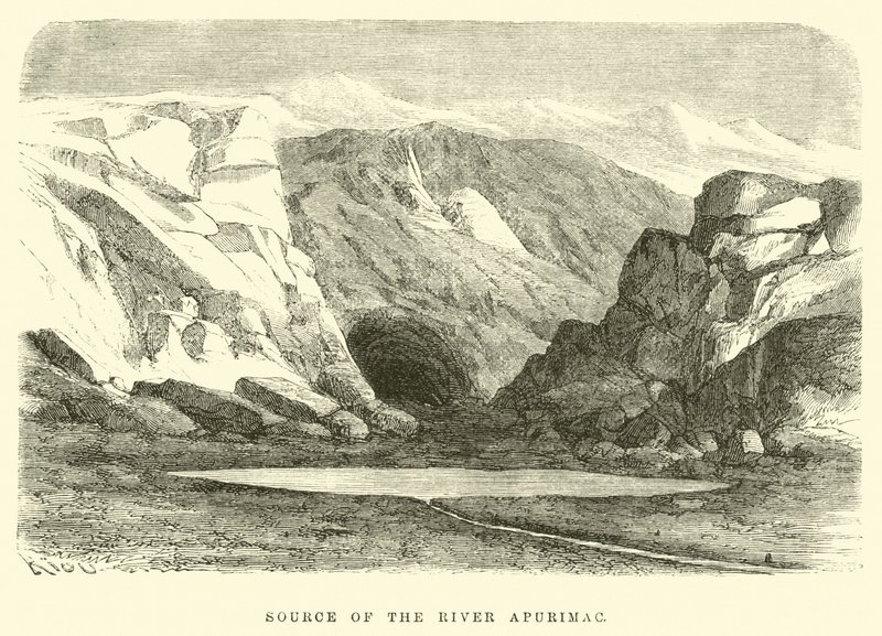 Source de la Rivière Apurimac - Edouard Riou