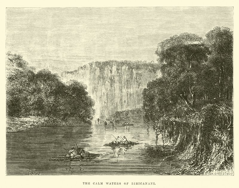 Les eaux calmes de Biricanani - Edouard Riou