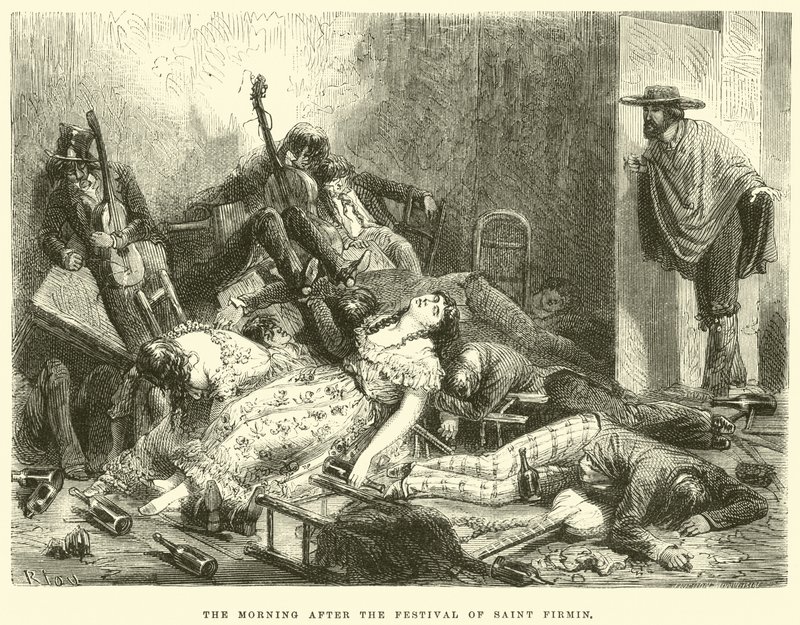 Le matin après la fête de Saint Firmin - Edouard Riou
