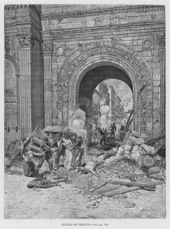 Massacres De Pérouse (gravure) - Edouardo Matania