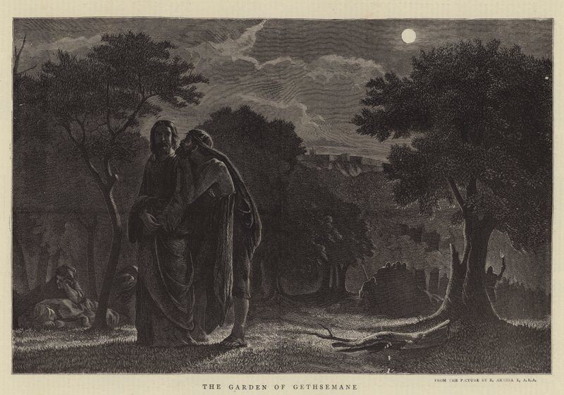 Le Jardin de Gethsémani - Edward A. Armitage