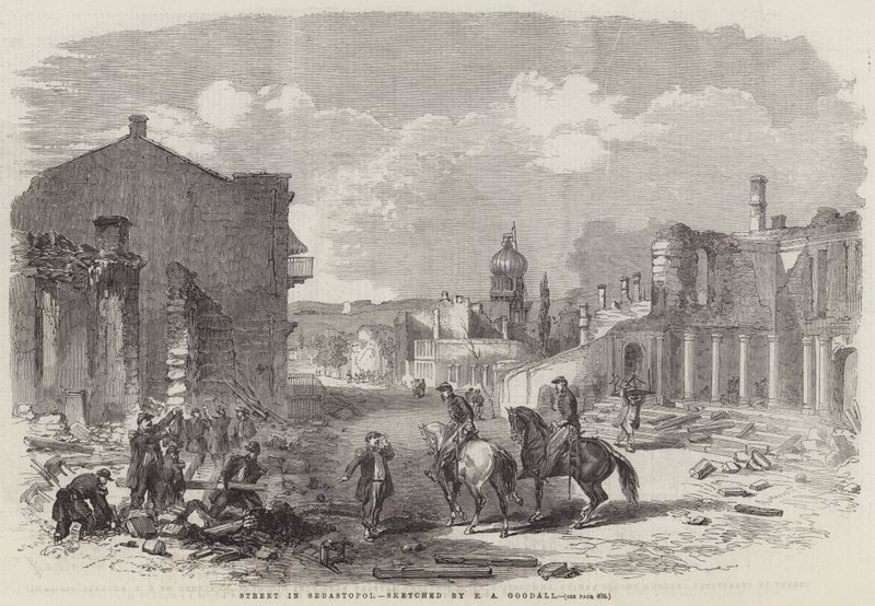 Rue à Sébastopol - Edward Angelo Goodall