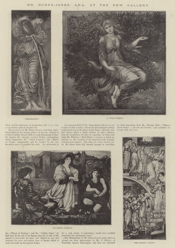 M. Burne-Jones, ARA, à la New Gallery - Edward Burne Jones
