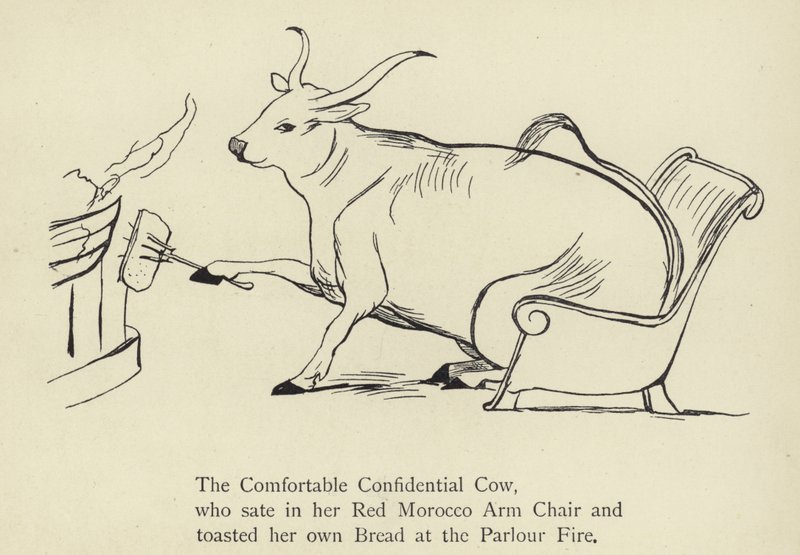 La vache confortable et confidentielle - Edward Lear