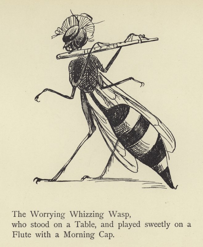 La guêpe inquiétante et bourdonnante - Edward Lear