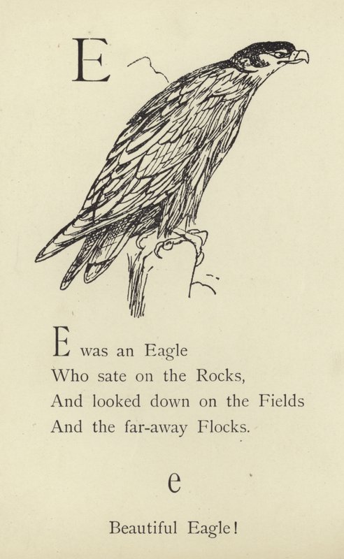 La lettre E - Edward Lear