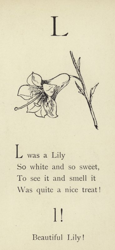 La lettre L - Edward Lear