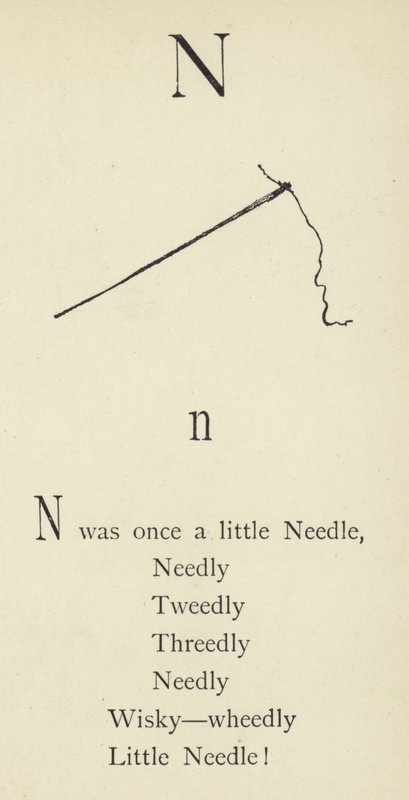La lettre N - Edward Lear