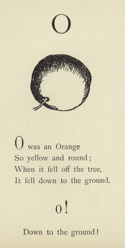 La lettre O - Edward Lear