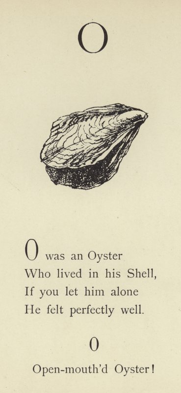 La lettre O - Edward Lear