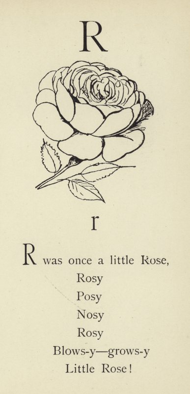 La lettre R - Edward Lear