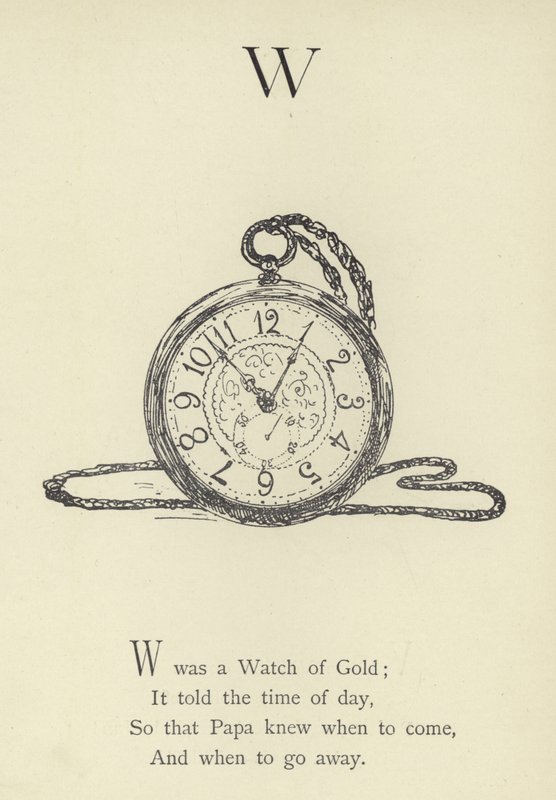 La lettre W - Edward Lear