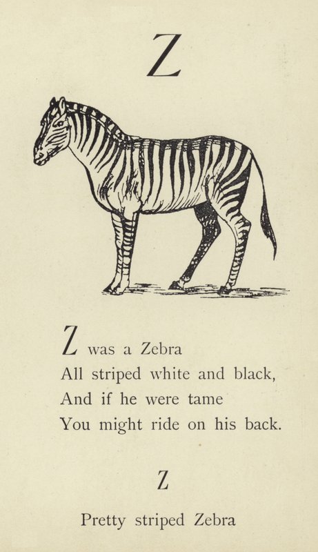 La lettre Z - Edward Lear