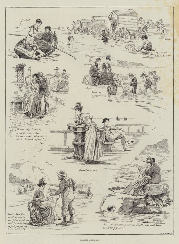 Croquis de bord de mer - Edward Morant Cox