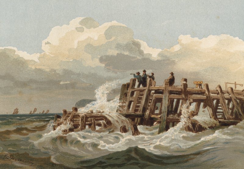 Vieux quai, pêcheurs en vigie - Edward after Duncan