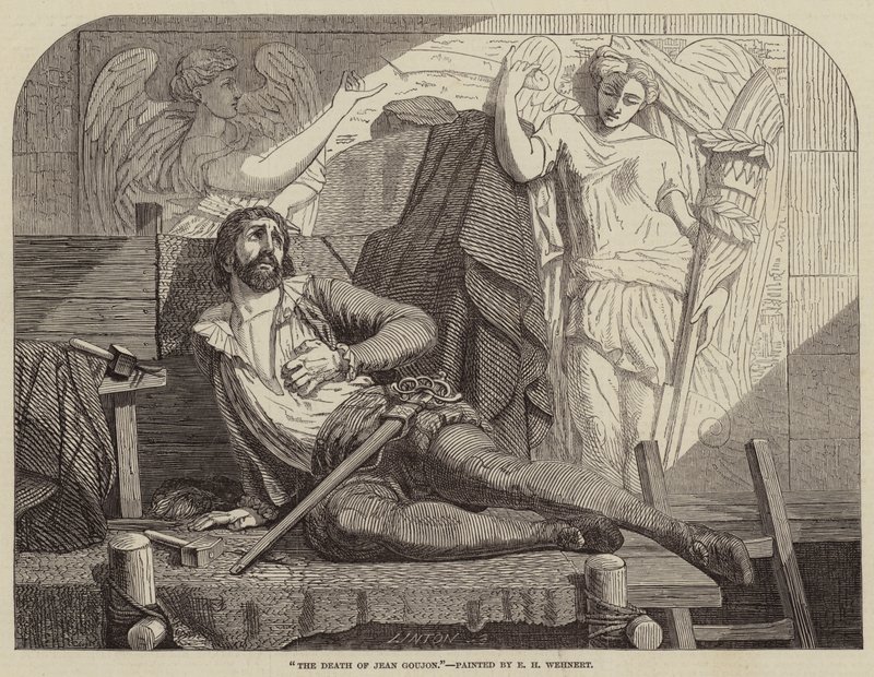 La Mort de Jean Goujon - Edward Henry Wehnert