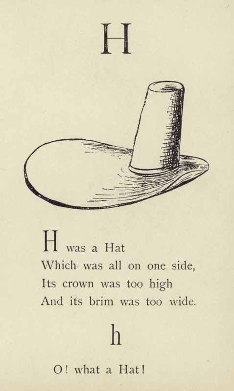 La lettre H - Edward Lear