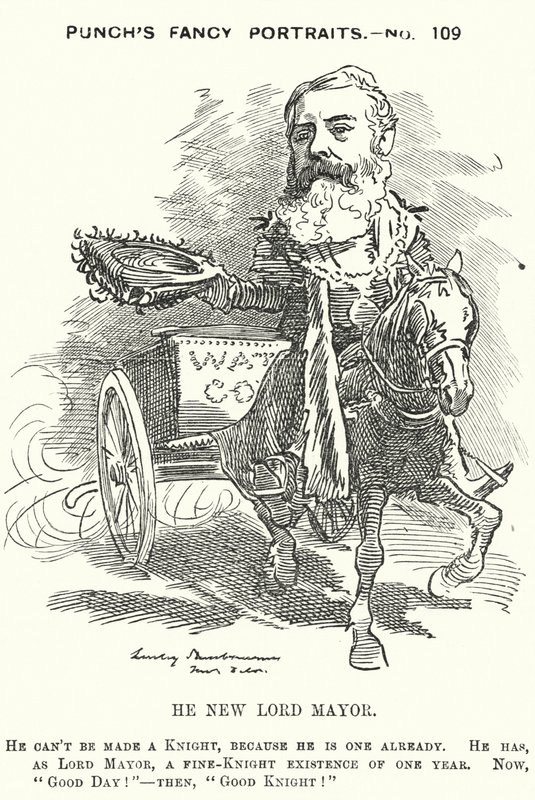 Caricature de Sir Robert Fowler - Edward Linley (after) Sambourne