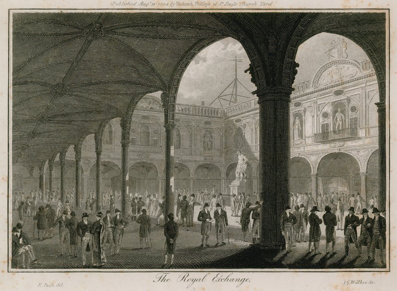 La Bourse Royale, Londres - Edward Pugh