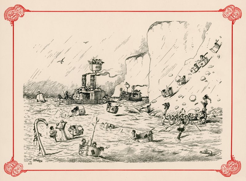 La flotte en exercice - Edward Tennyson Reed