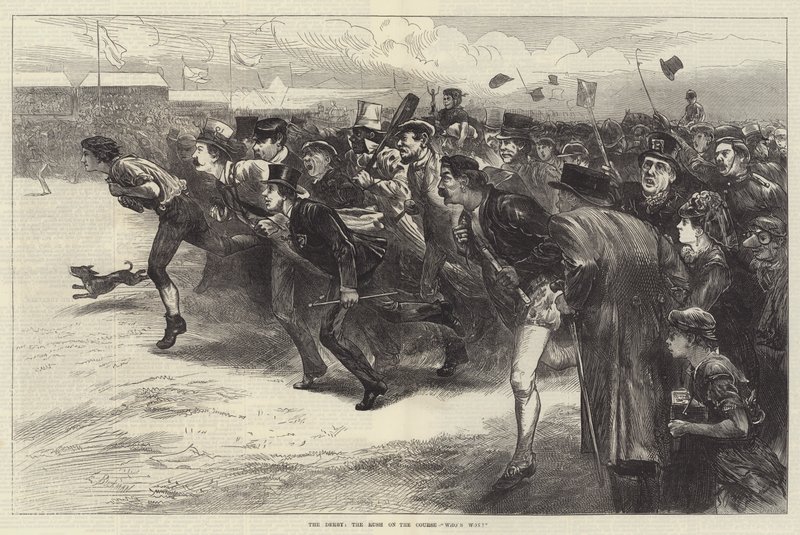 Le Derby, la ruée sur le parcours, qui a gagné - Edwin Buckman