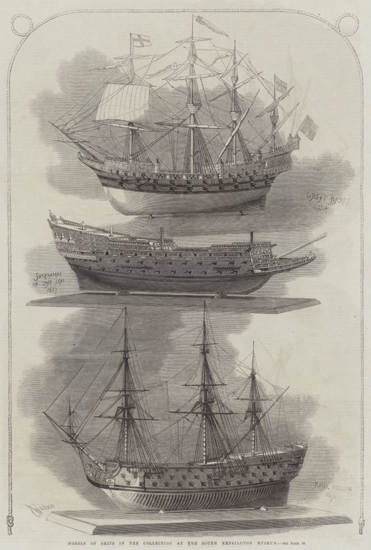 Modèles de navires dans la collection du South Kensington Museum - Edwin Weedon